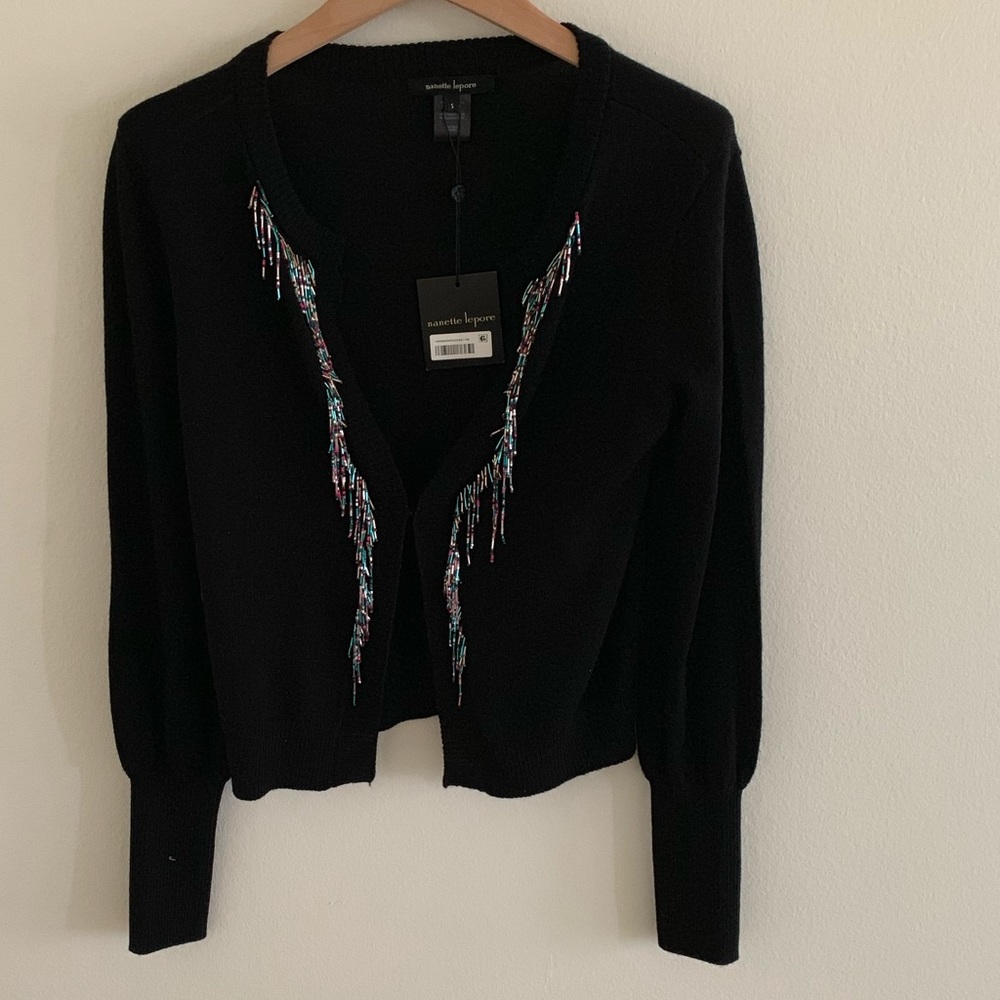 Nanette lepore black cardigan